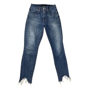 Lucky Women's 2/26 Bridgette High Rise Frayed Hem Stretch Denim Skinny Leg